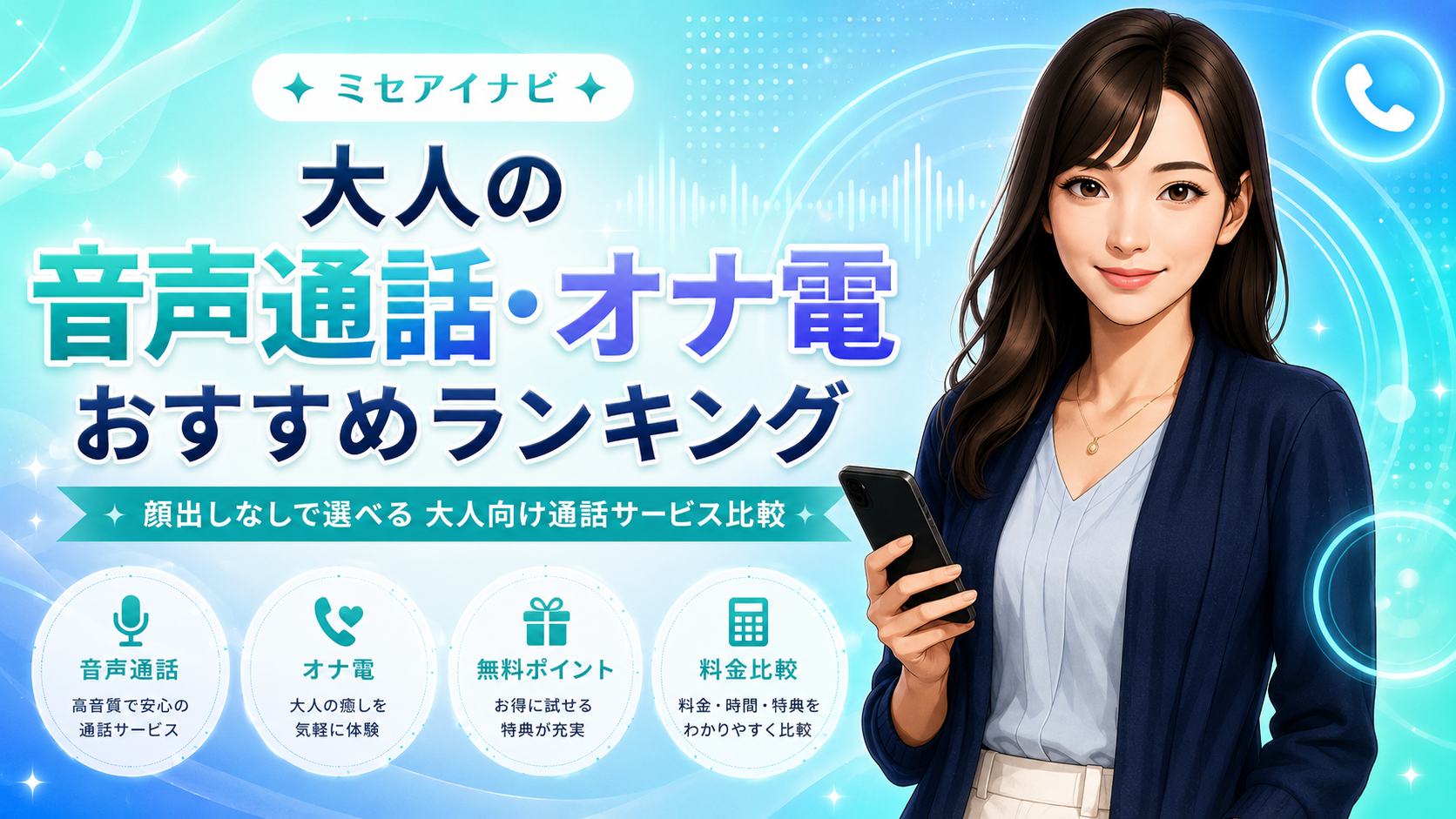 大人の音声通話・オナ電おすすめランキング